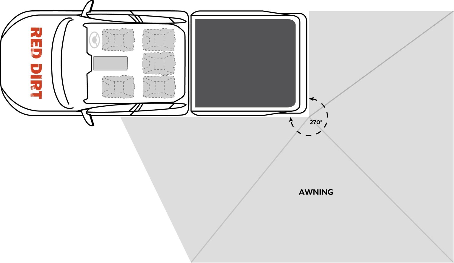 Red Dirt 4WD with Roof Top Tent Red Dirt Rentals