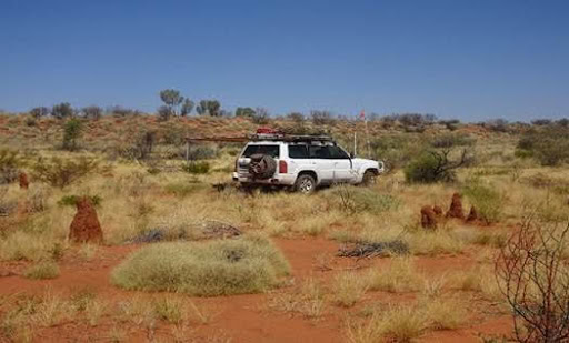 Car in Australian Outback