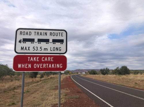 Overtaking Road Trains